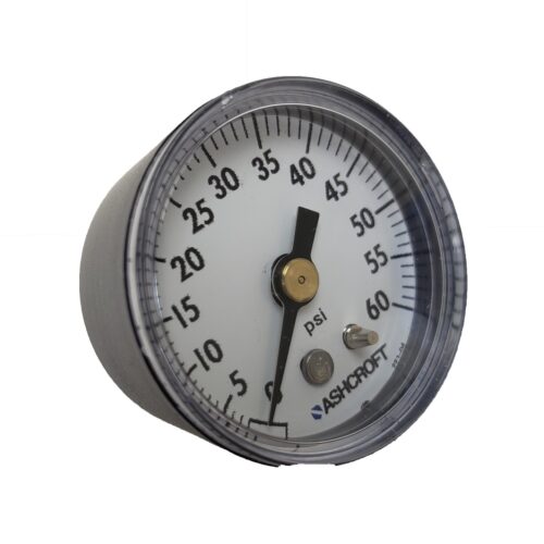 Gauge, 1.5 dia 1/8" npt ctr back mt